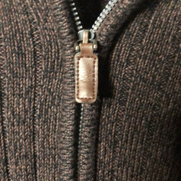 Oscar de la renta 1/2 zip pull over sweater - Picture 3 of 7